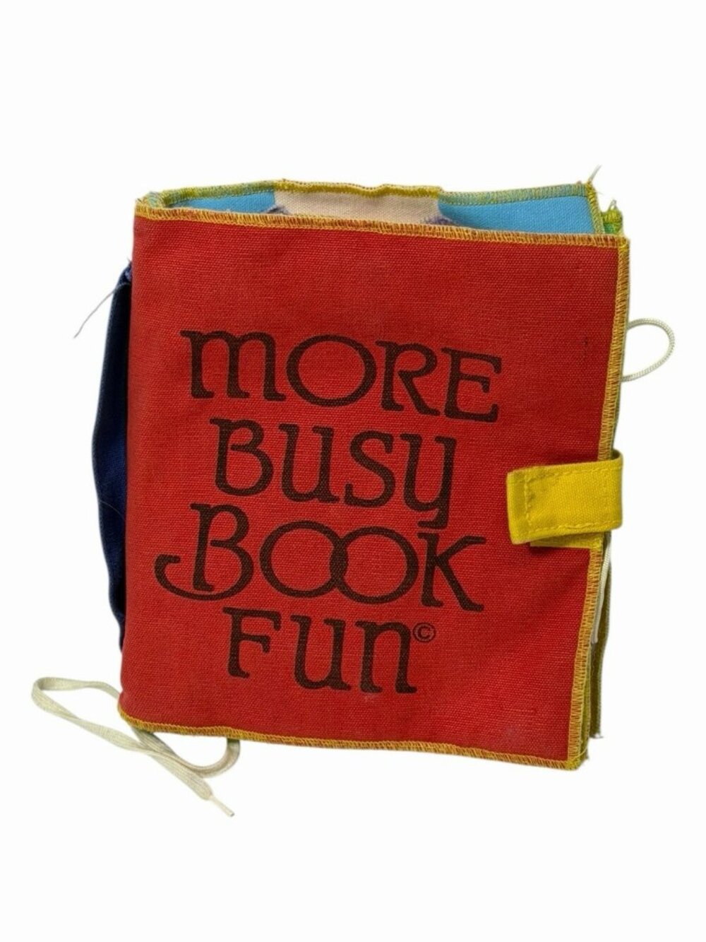 Vintage1990 More Busy Book Fun Lillian Vernon Cloth Interactive Sensory Motor My